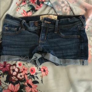 Dark hollister shorts size 0